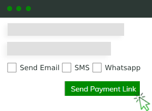 Merchant sends the payment link